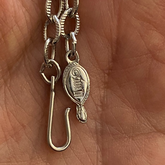 Vintage Sarah Conventry purple chandelier style long silver necklace - Picture 4 of 5